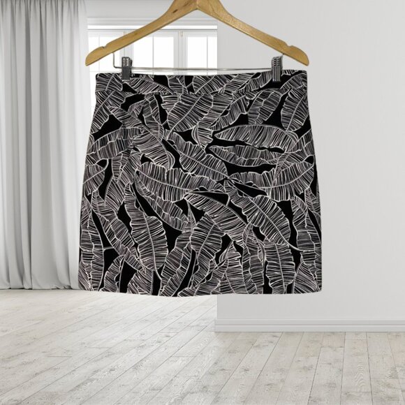 Rafaella Comfort Black Stretch Skort Size L Pull-On Skirt with Shorts - Picture 1 of 10